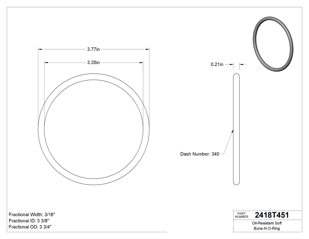 Technical drawing - 2418T451